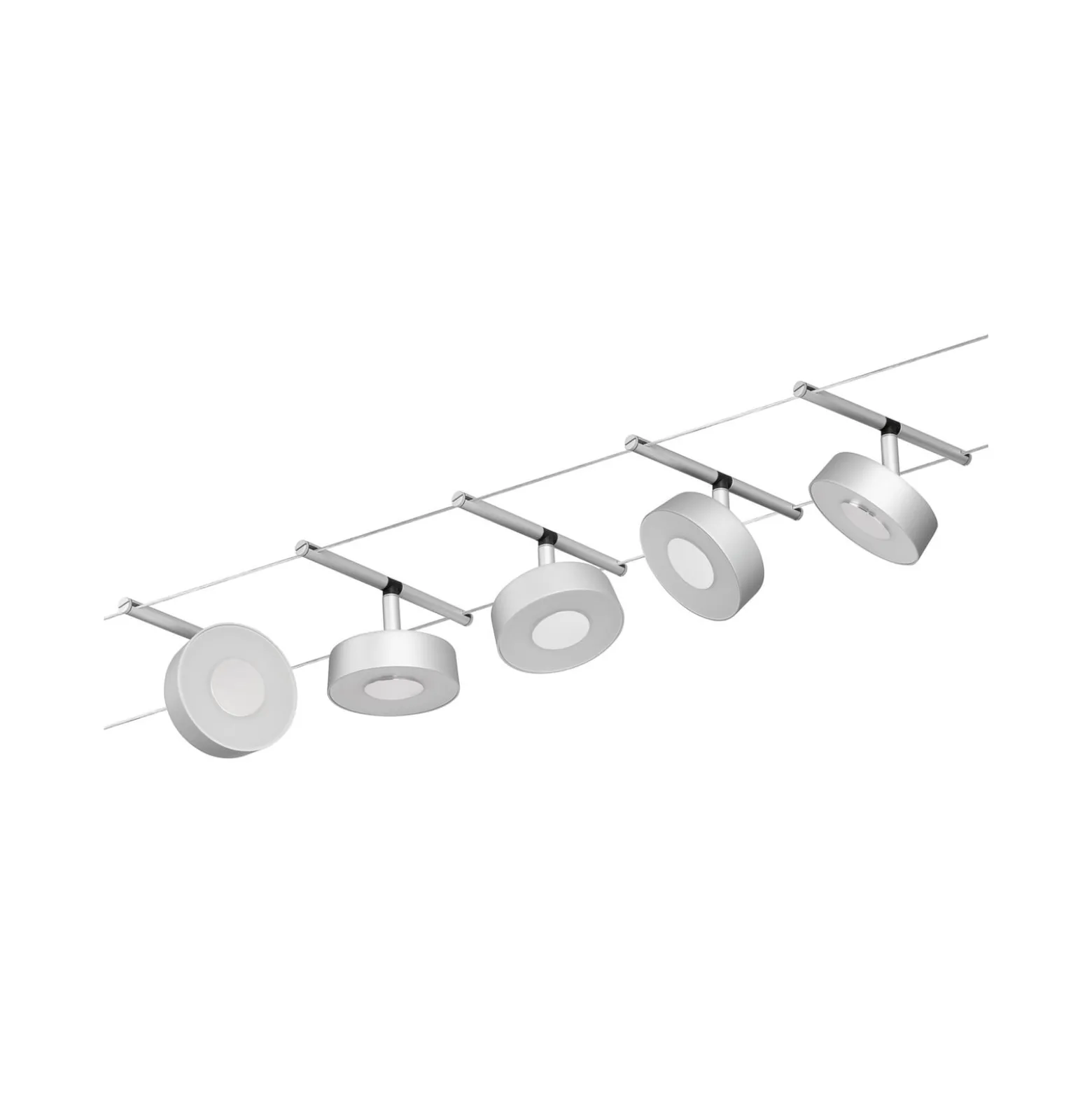 Paulmann Circle -LED-vaijerijärjestelmä 5x, kromi