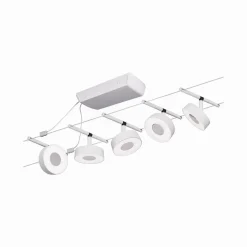 Paulmann Circle-LED-vaijerijärjestelmä 5x, valk.