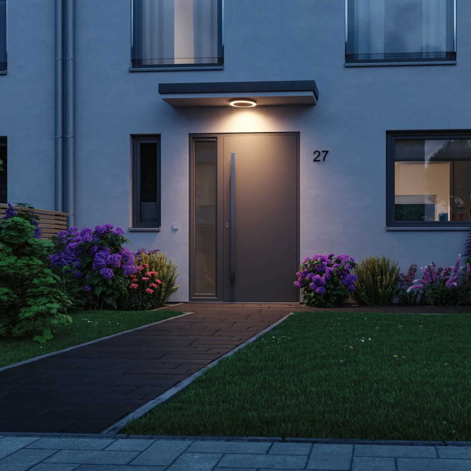 Paulmann Circula LED-ulkovalaisin ZigBee antrasiitti