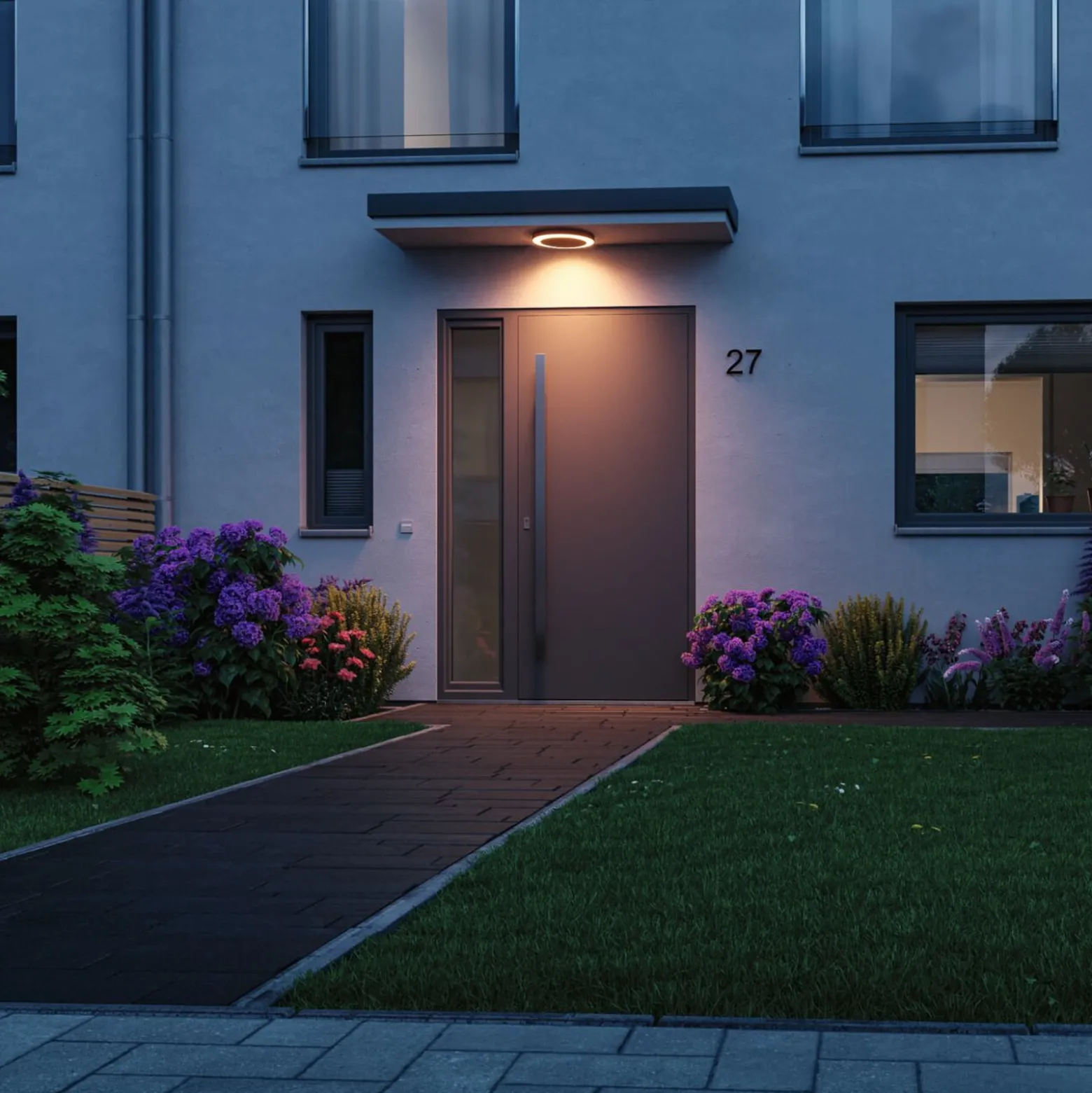 Paulmann Circula LED-ulkovalaisin ZigBee antrasiitti