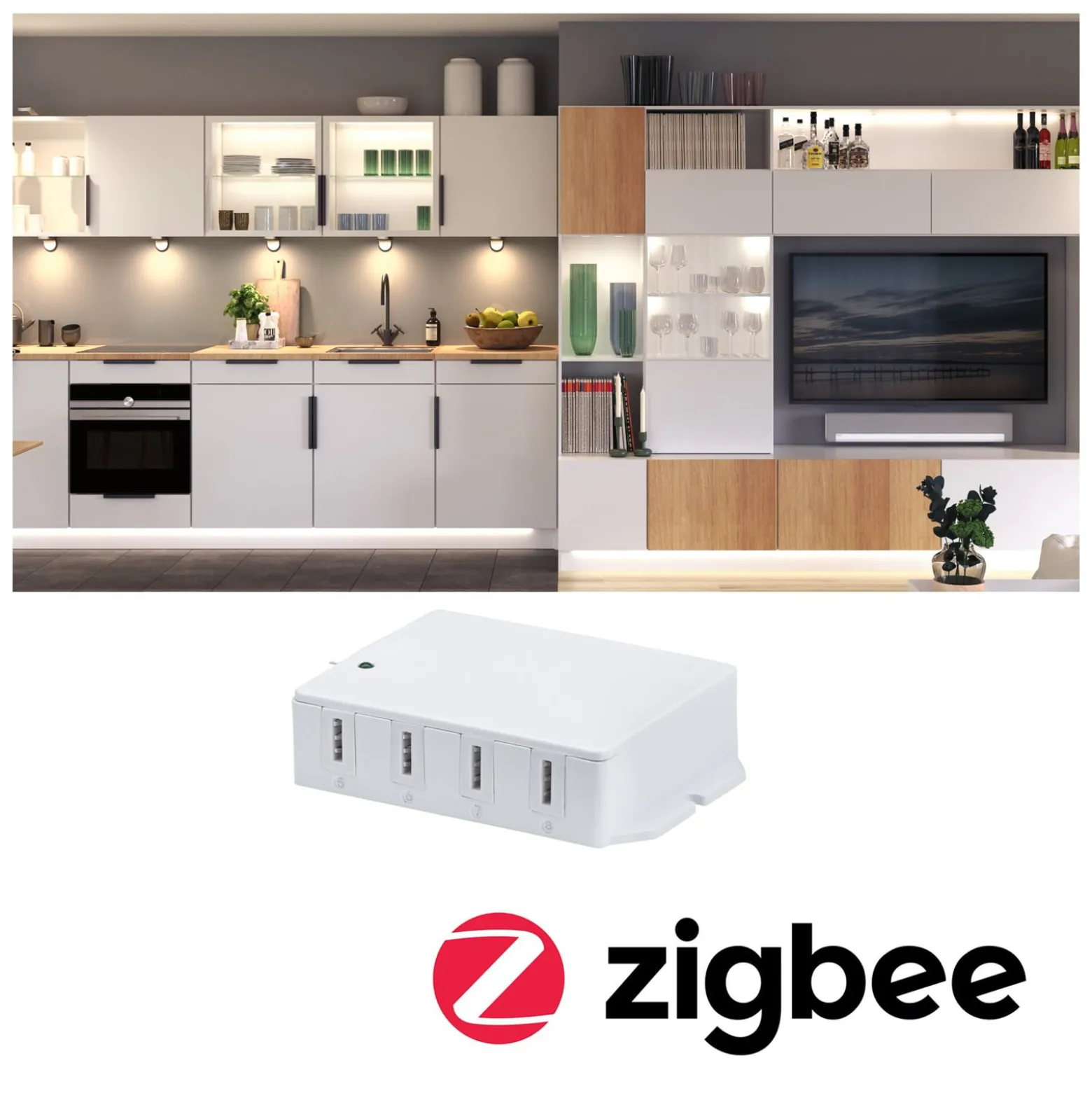 Paulmann Clever Connect 8-tie-jakelija CCT ZigBee
