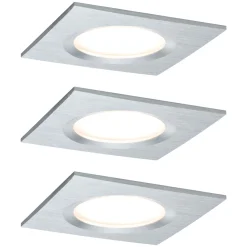 Paulmann Coin Slim upotettava LED-kohdevalo 3 kpl