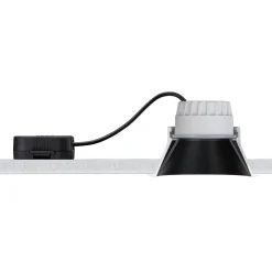 Paulmann Cole LED-Spotlight, hopea-musta