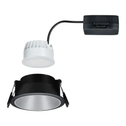 Paulmann Cole LED-Spotlight, hopea-musta