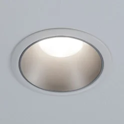 Paulmann Cole LED-Spotlight, hopea-valkoinen