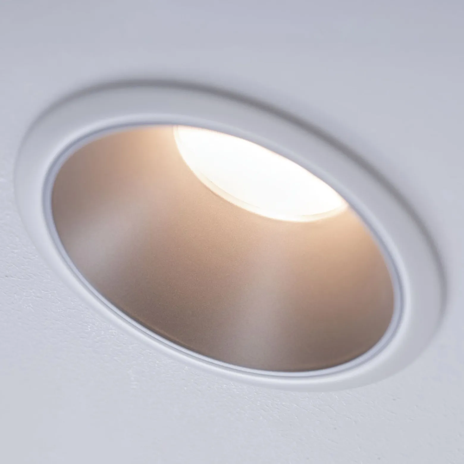 Paulmann Cole LED-Spotlight, hopea-valkoinen