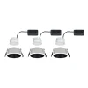 Paulmann Cole LED-Spotlight, musta-valkoinen 3 kpl