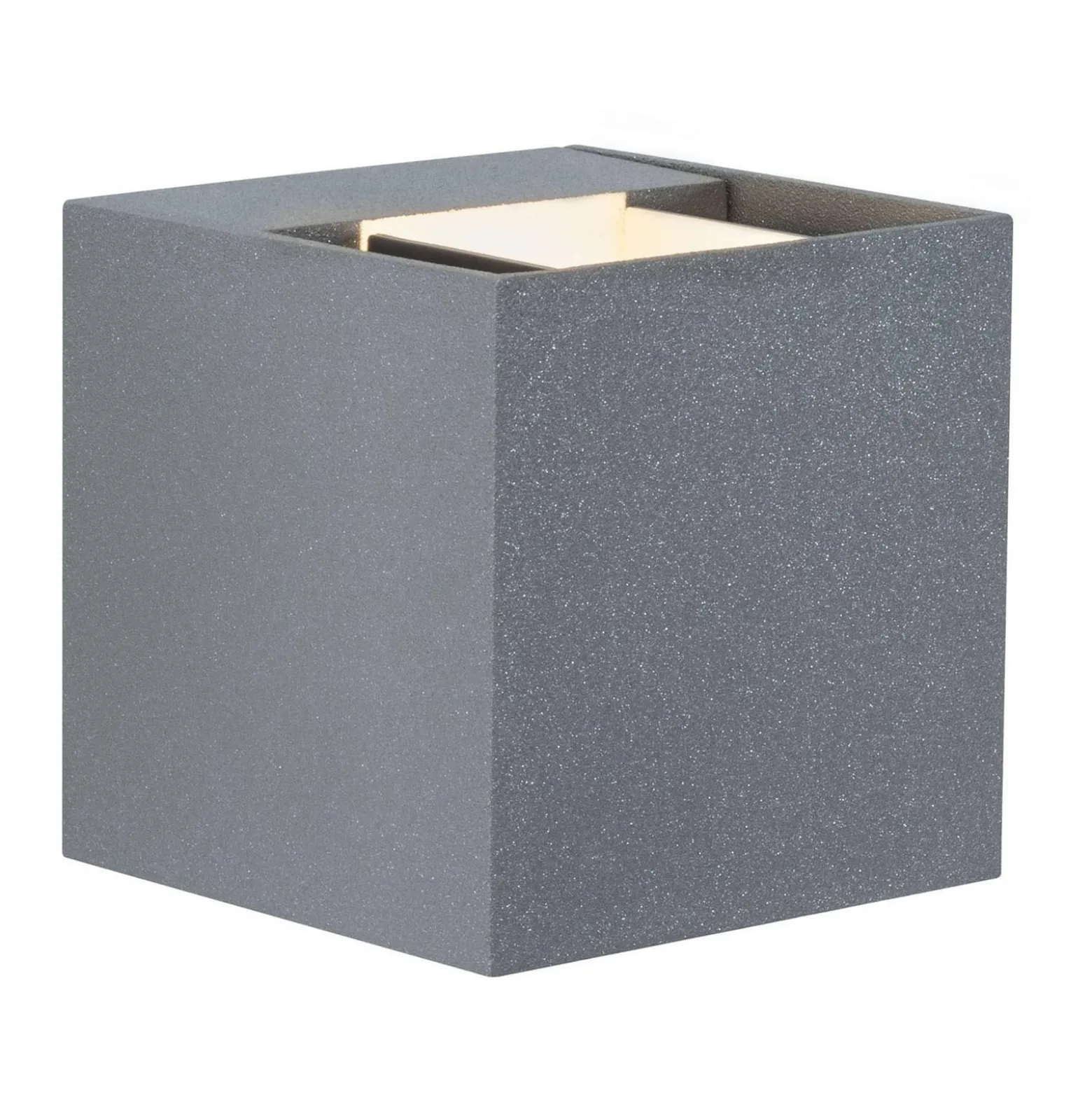 Paulmann Cybo LED-ulkoseinävalaisin, 2700 K, 8 x 8 cm, harmaa