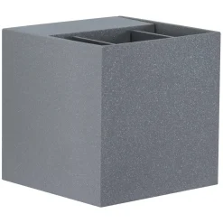 Paulmann Cybo LED-ulkoseinävalaisin, 2700 K, 8 x 8 cm, harmaa