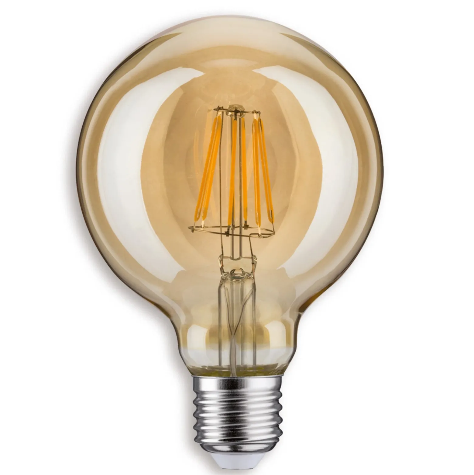 Paulmann E27 6,5W 825 -LED-globe-lamppu G95 kulta