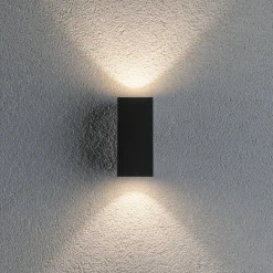 Paulmann Flame 2-lamppuinen 12,8cm antrasitti