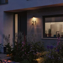Paulmann Flame LED-ulkoseinävalaisin, musta