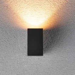 Paulmann Flame LED-ulkoseinävalaisin, musta