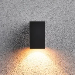 Paulmann Flame LED-ulkoseinävalaisin, musta