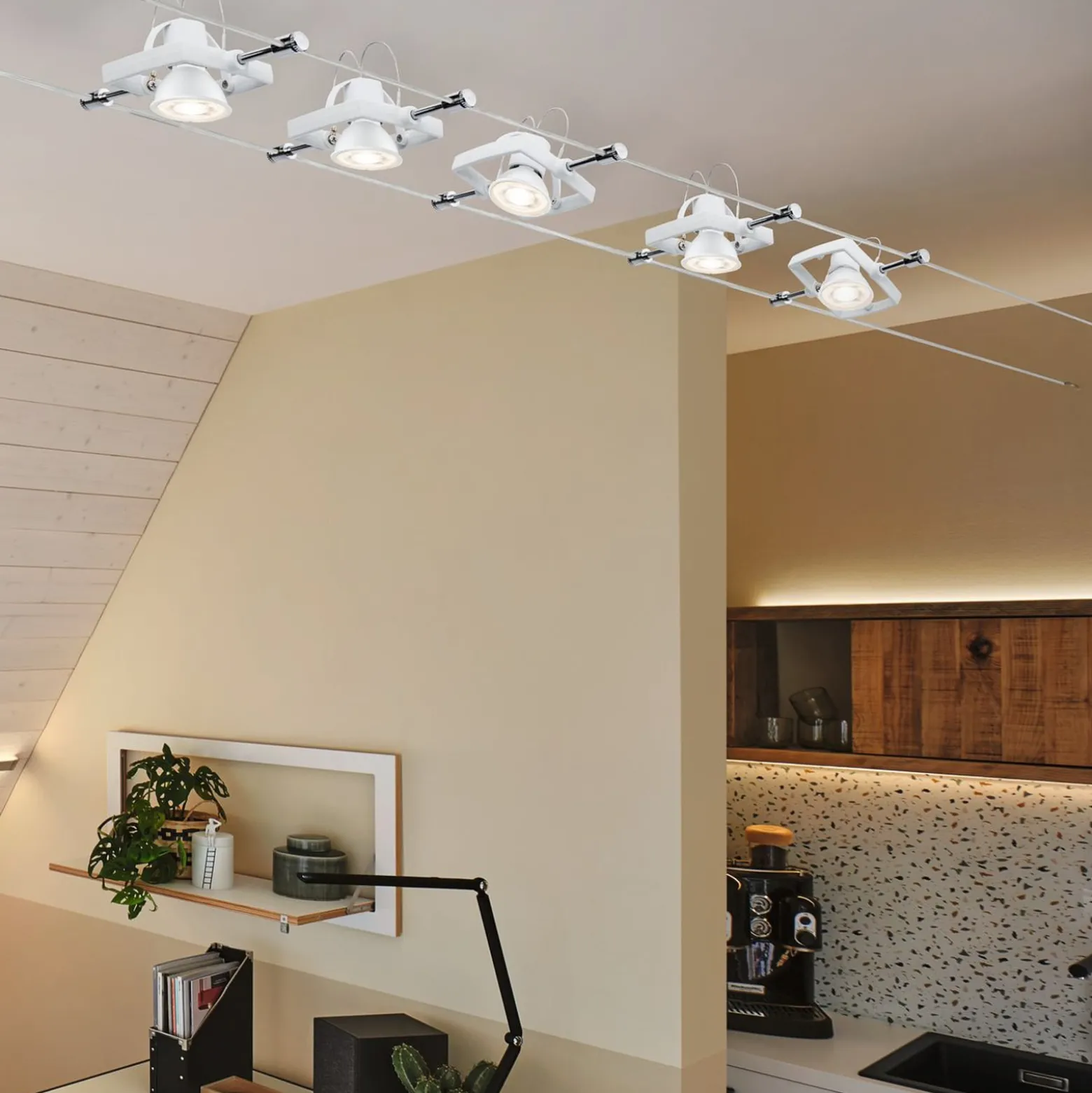 Paulmann GU5,3 LED-heijastin 6,5W 840 dim valk.