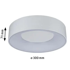 Paulmann HomeSpa Casca LED-kattovalaisin Ø 30 cm, valkoinen