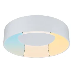 Paulmann HomeSpa Casca LED-kattovalaisin Ø 30 cm, valkoinen