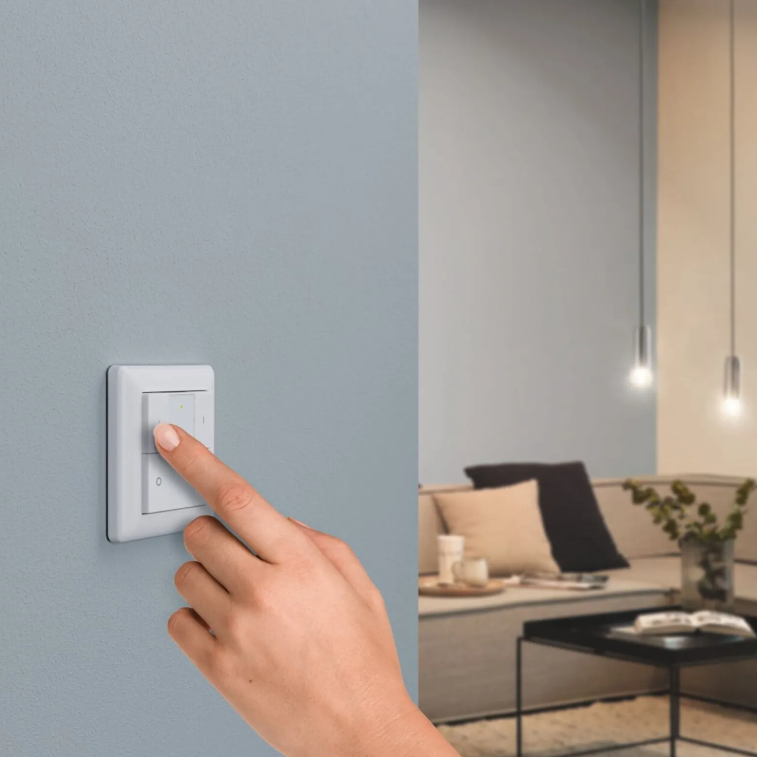 Paulmannin seinäkytkin ZigBee 2-jako on/off/dimmeri
