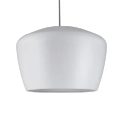 Paulmann lampunvarjostin Pom, valkoinen, Ø 35 cm, metallia
