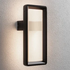 Paulmann LED-anturilla varustettu ulkoseinävalaisin Reana, antrasiitti IP44