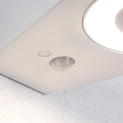 Paulmann LED-anturilla varustettu ulkoseinävalaisin Silma valkoinen 1-valo IP44