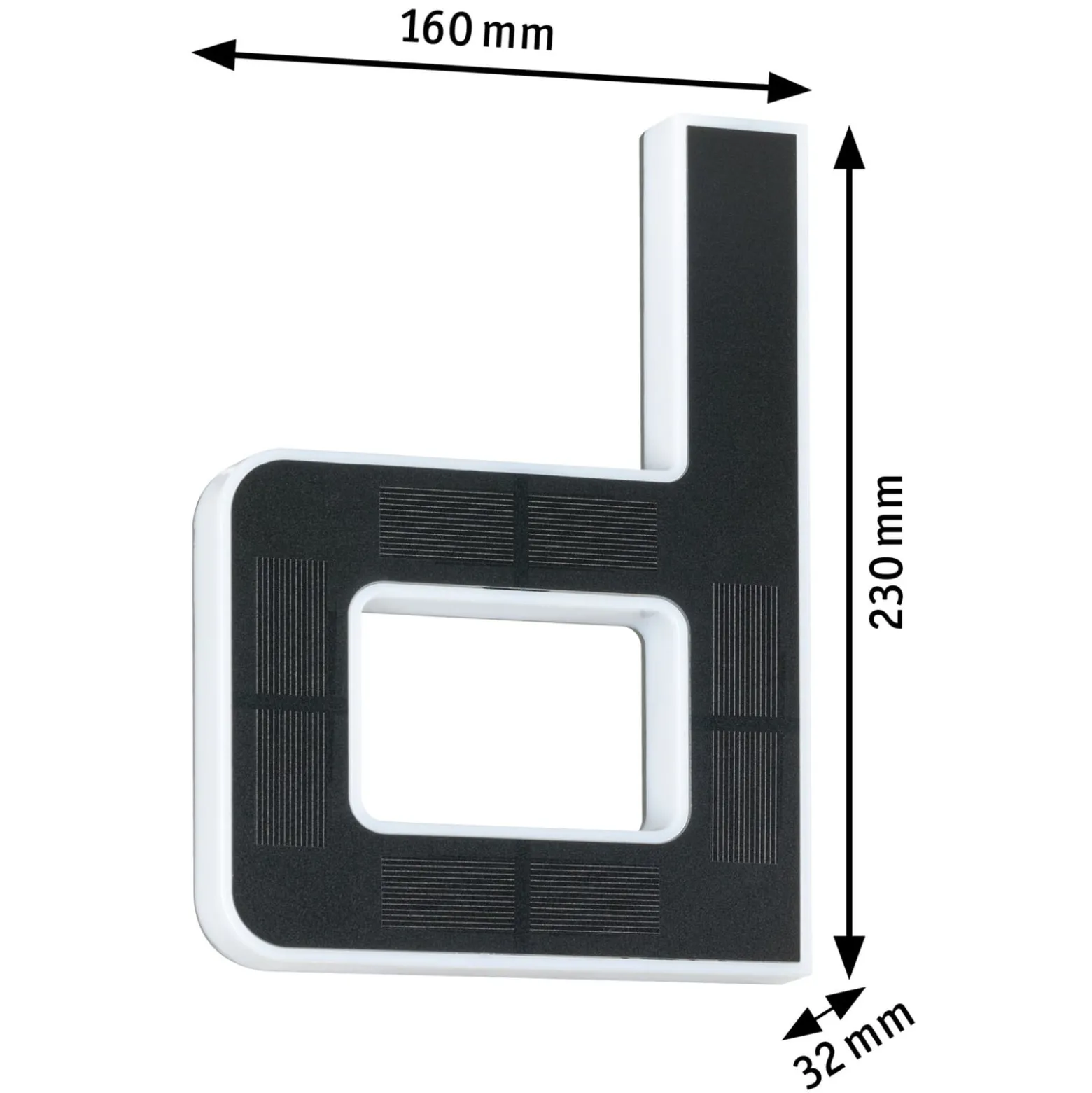 Paulmann LED-aurinkokirjain d
