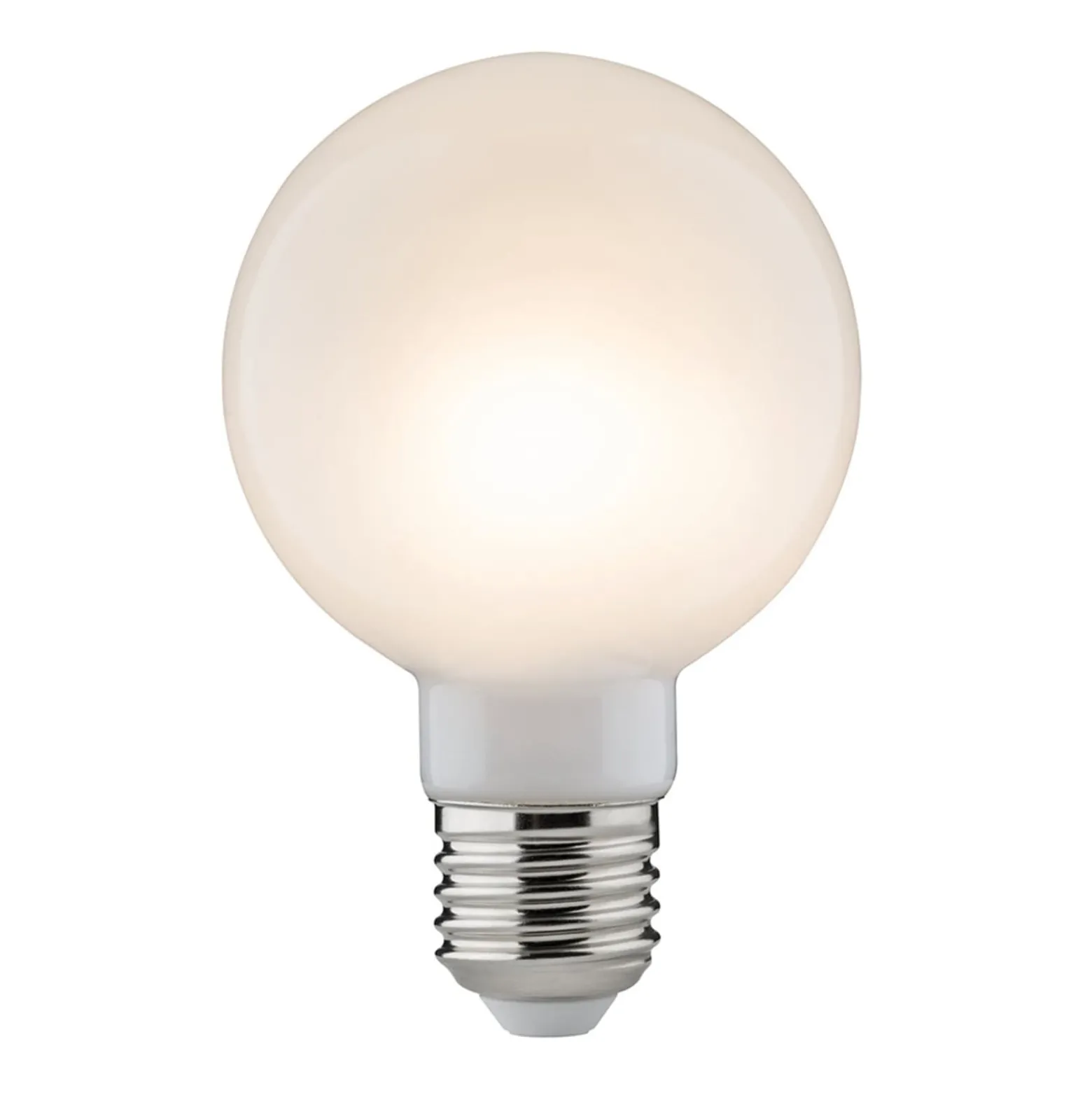 Paulmann LED-Globe G80 E27 7,5W 827 opal himmennys