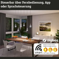 Paulmann LED-Globe G95 ZigBee E27 7,5W kulta CCT