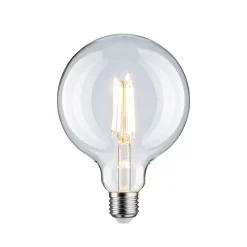 Paulmann LED-globe-lamppu, hehkulanka, E27, G125, 9 W, 2700 K, kirkas,