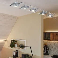 Paulmann LED-heijastinlamppu, GU5.3, 6 W, 3000 K, himmennettävä, kromi