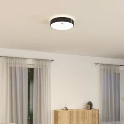 Paulmann LED-kattovalaisin Malika, antrasiitti, huopa, 3-portainen