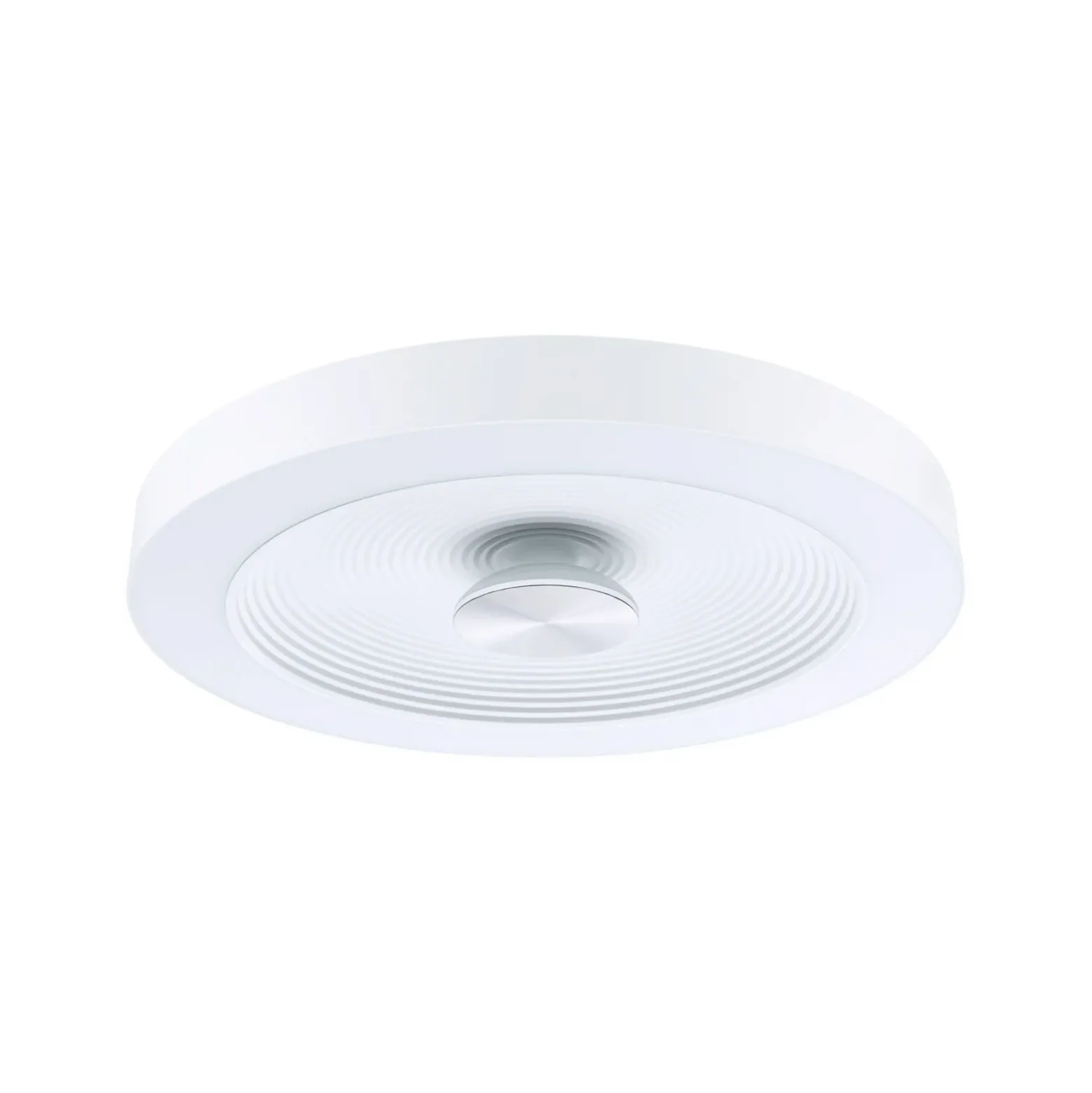 Paulmann LED-kattovalaisin Volea, valkoinen/hopea Ø 40 cm IP44 himmennettävä