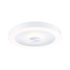 Paulmann LED-kattovalaisin Volea, valkoinen/hopea Ø 40 cm IP44 himmennettävä