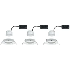 Paulmann LED-kohdevalaisin Nova Coin, 3 kpl, alumiinia, kääntyvä, 2 700 K