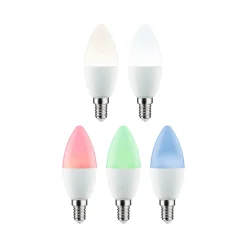 Paulmann-LED-kynttilä E14 5W 470lm Zigbee RGBW 3x