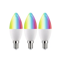 Paulmann-LED-kynttilä E14 5W 470lm Zigbee RGBW 3x