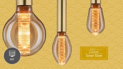 Paulmann LED-lamppu E27 3,5 W Arc 1800K ST64 kultainen