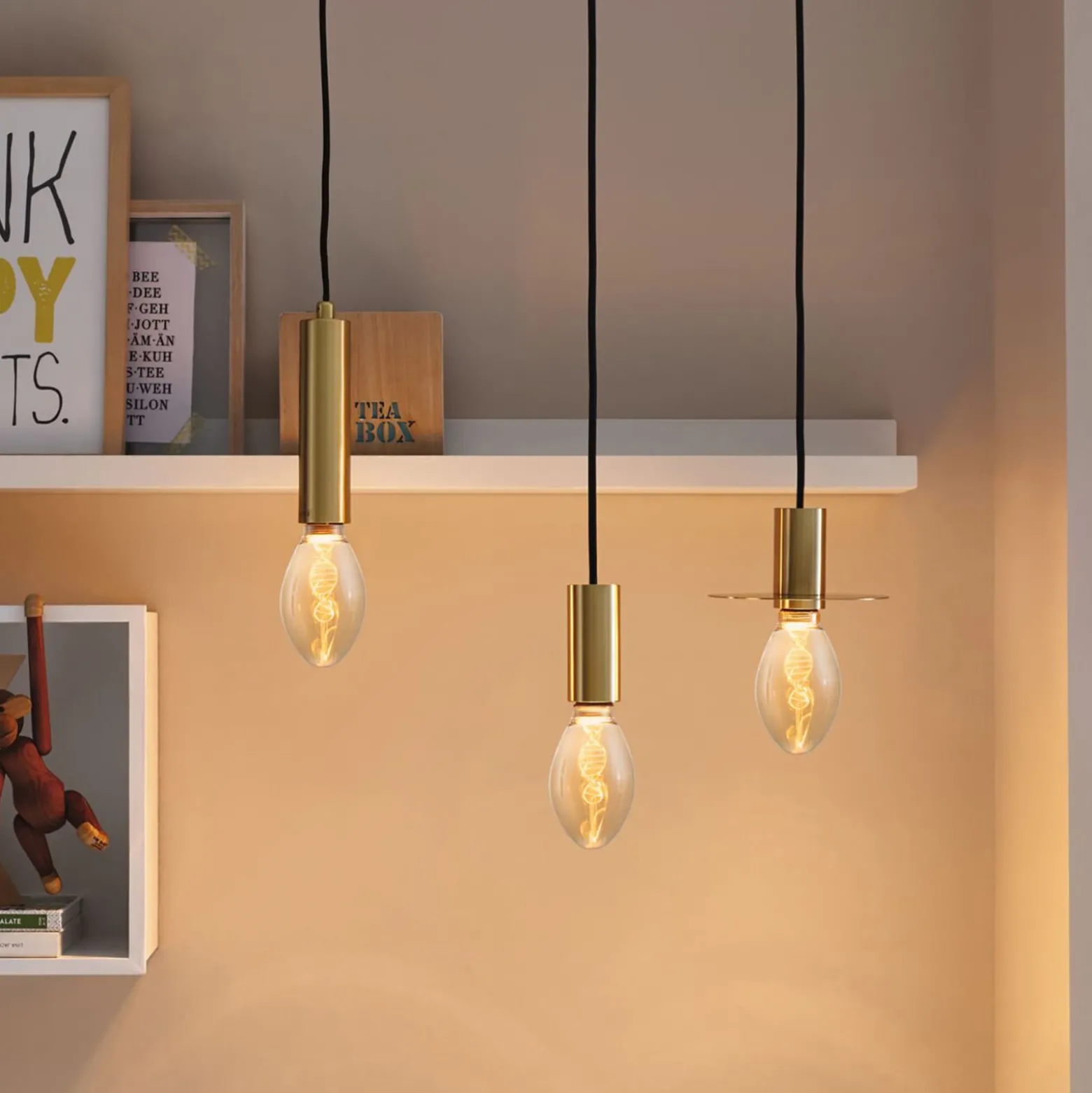 Paulmann LED-lamppu E27 3,5 W Helix 1800K kultainen