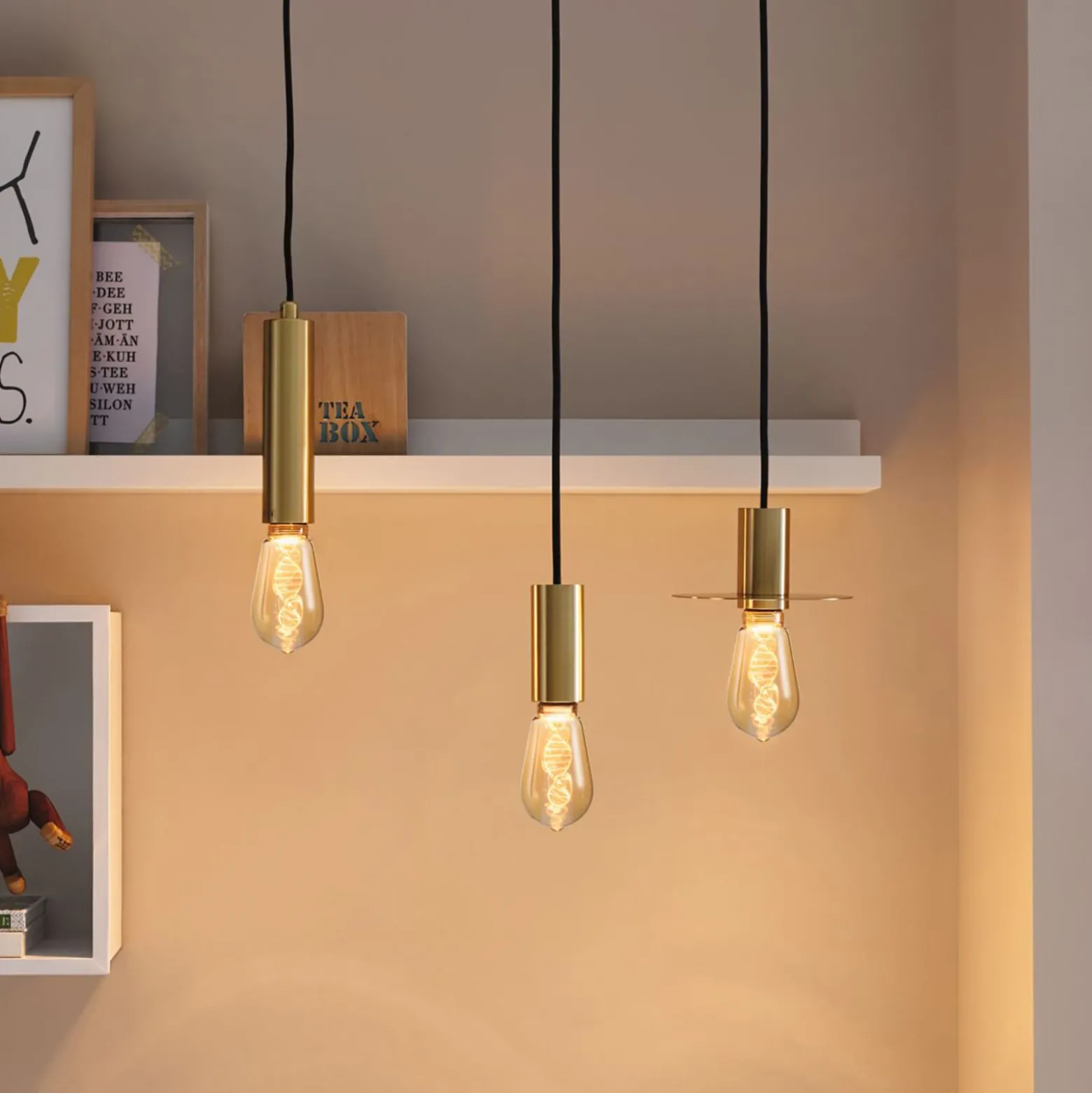 Paulmann LED-lamppu E27 3,5W Helix 1800K ST64 kultainen