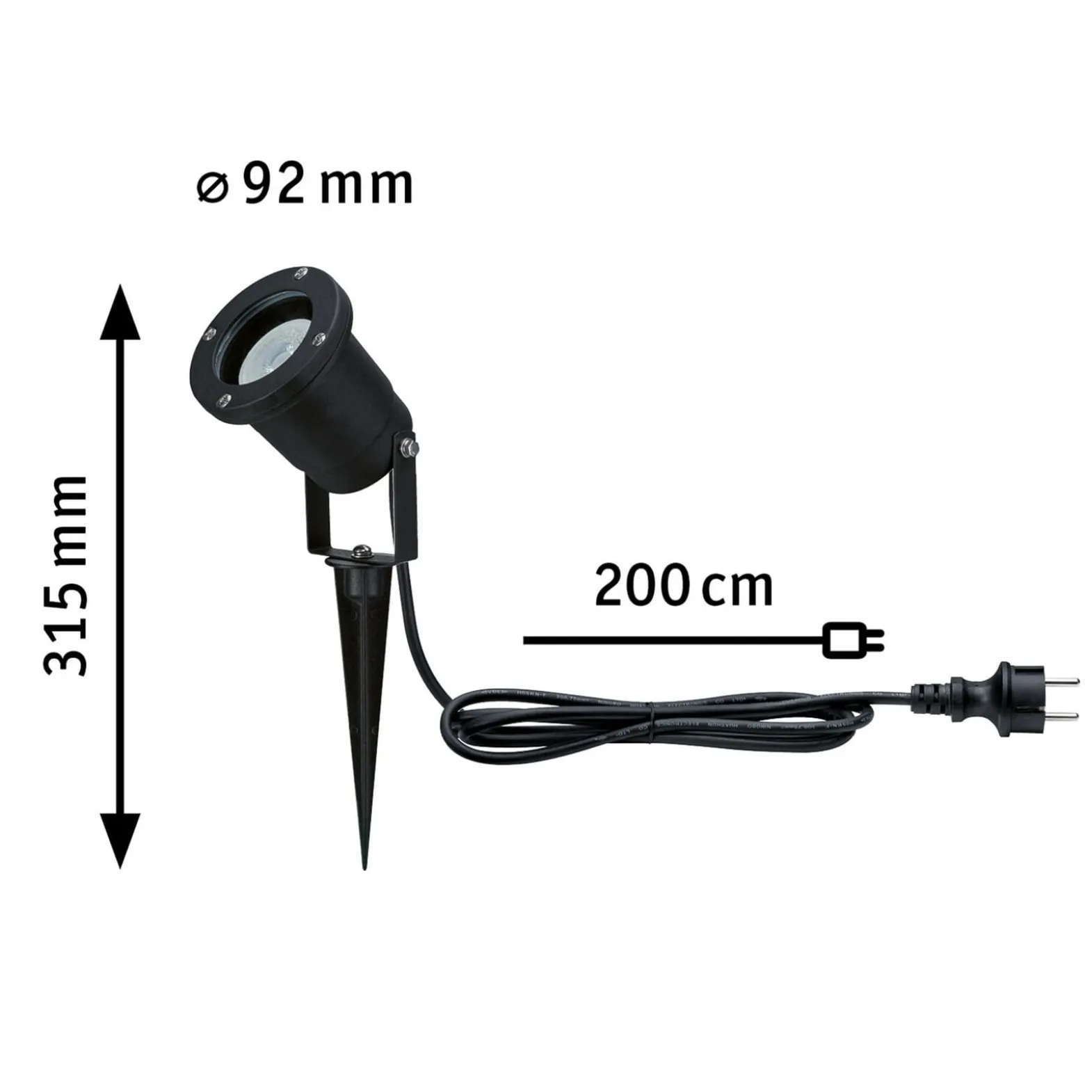 Paulmann 94731 -LED-maapiikkikohdevalo