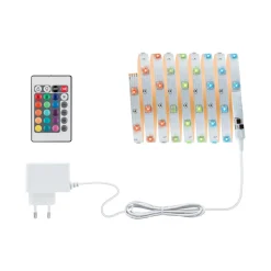 Paulmann LED-nauhasarja TIP, 1 m, valkoinen, muovi, RGB