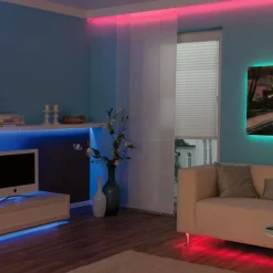 Paulmann LED-nauhasarja TIP, 1 m, valkoinen, muovi, RGB