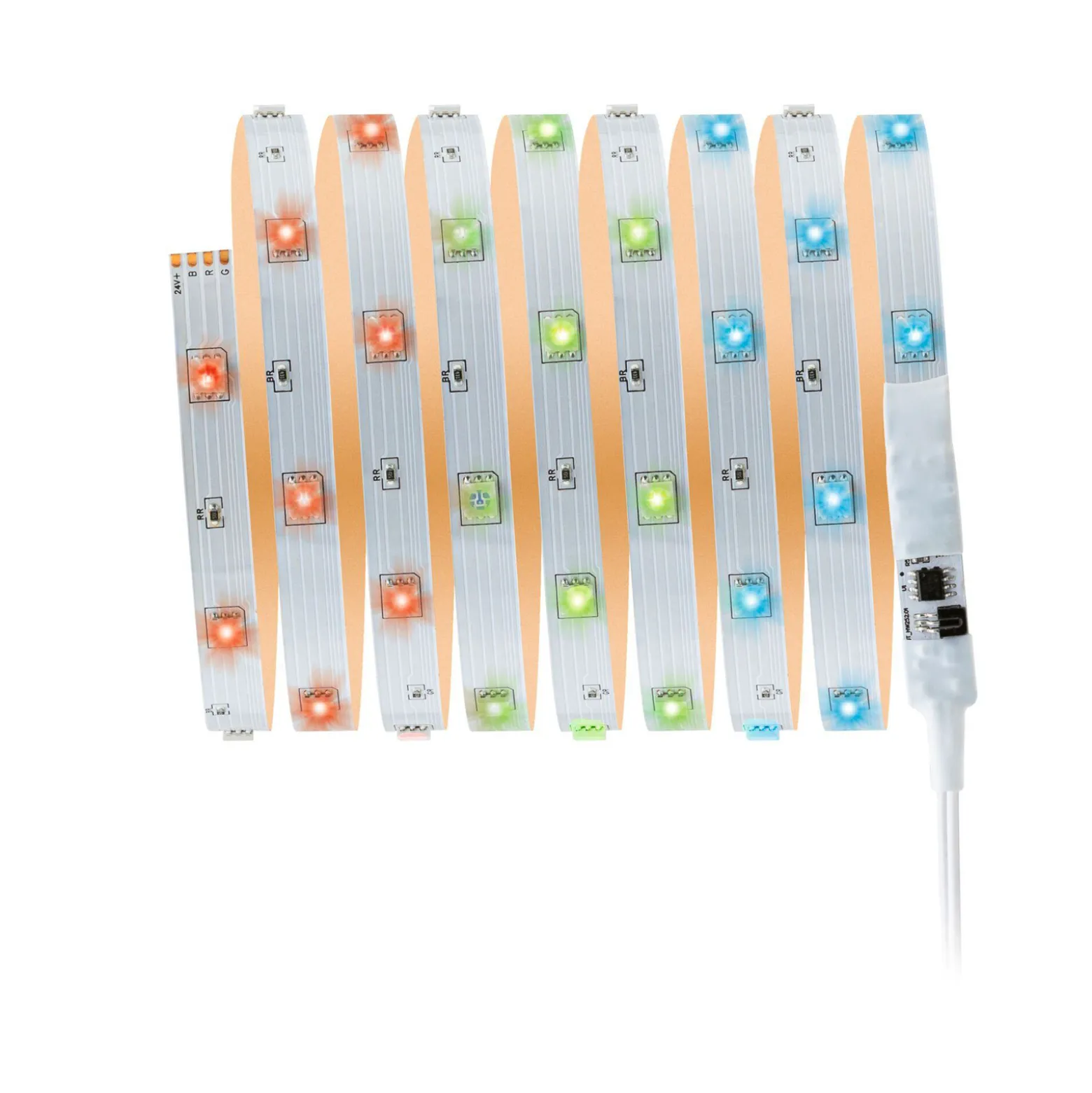 Paulmann LED-nauhasarja TIP, 1 m, valkoinen, muovi, RGB