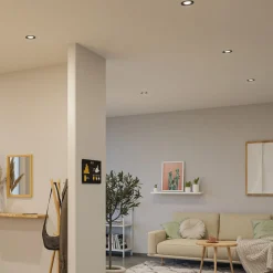 Paulmann LED Nova Coin -valaisinsarja, 3 kpl, valkoinen, mattapintainen,