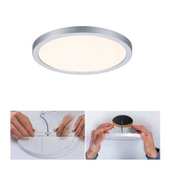 Paulmann-LED-paneeli Areo pyöreä kromi 17,5 cm