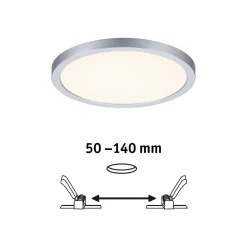 Paulmann-LED-paneeli Areo pyöreä kromi 17,5 cm