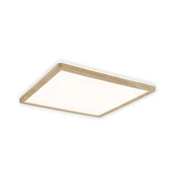 Paulmann LED-paneeli Atria Shine 29 cm, puu, IP44, 3000 K, päälle/pois