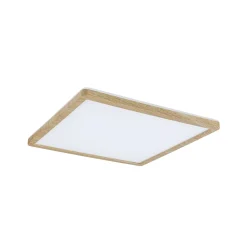 Paulmann LED-paneeli Atria Shine 29 cm, puu, IP44, 3000 K, päälle/pois