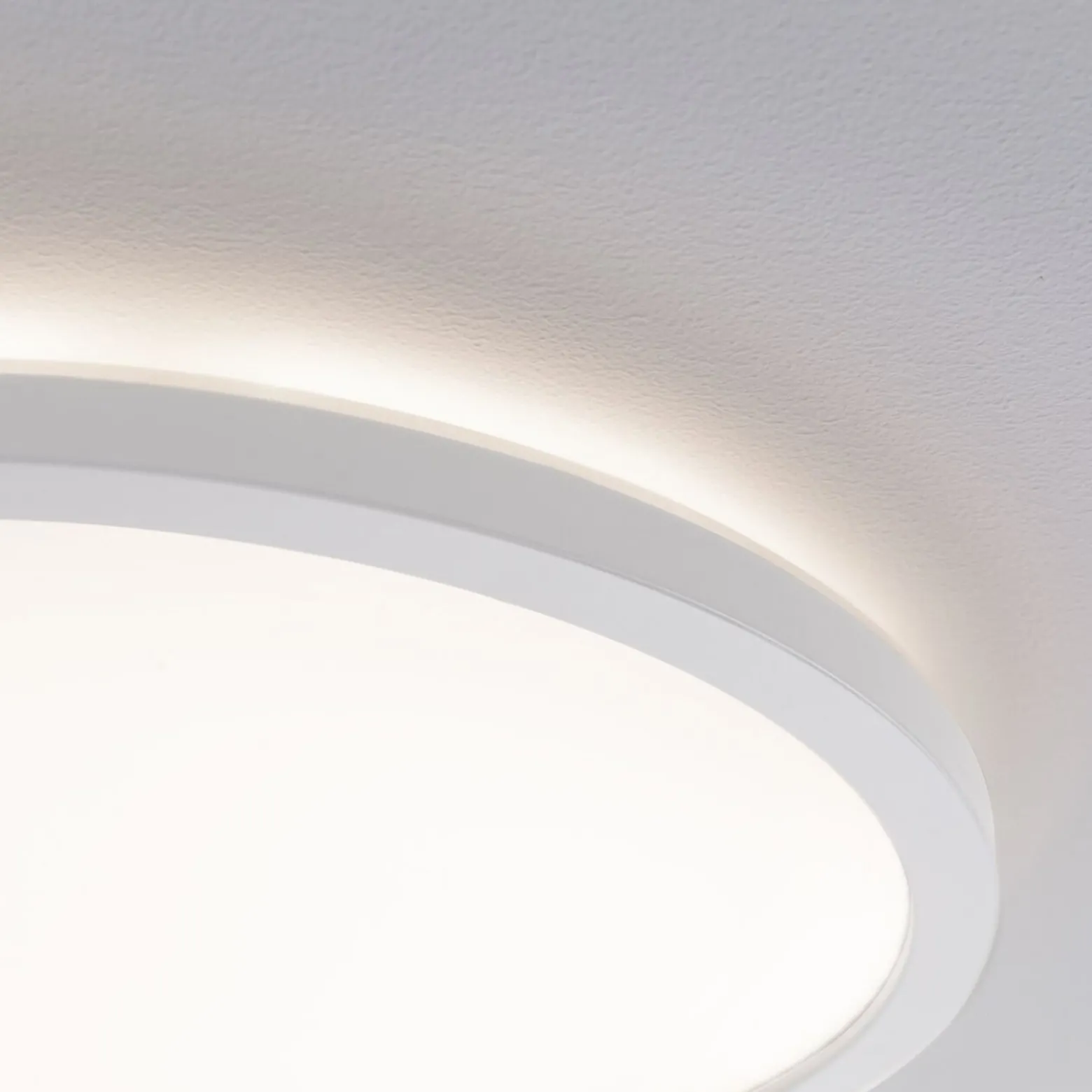 Paulmann LED-paneeli Atria Shine, halkaisija 19 cm, valkoinen, IP44, 3000 K,