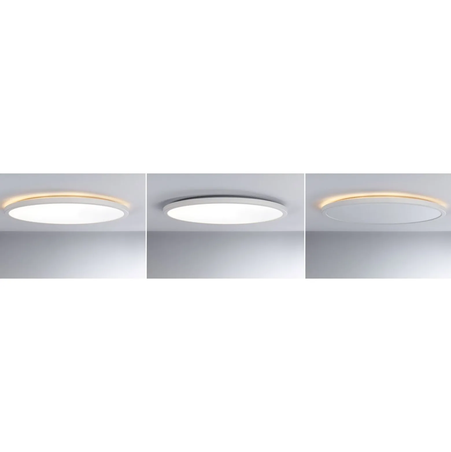 Paulmann LED-paneeli Atria Shine, halkaisija 40 cm, valkoinen, IP20, 3000 K,